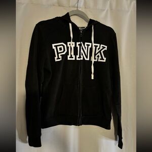 PINK Black Full-Zip Jacket